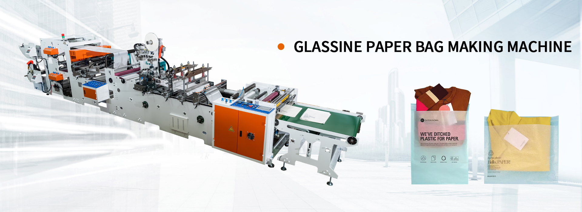 glassine paper bag making machine